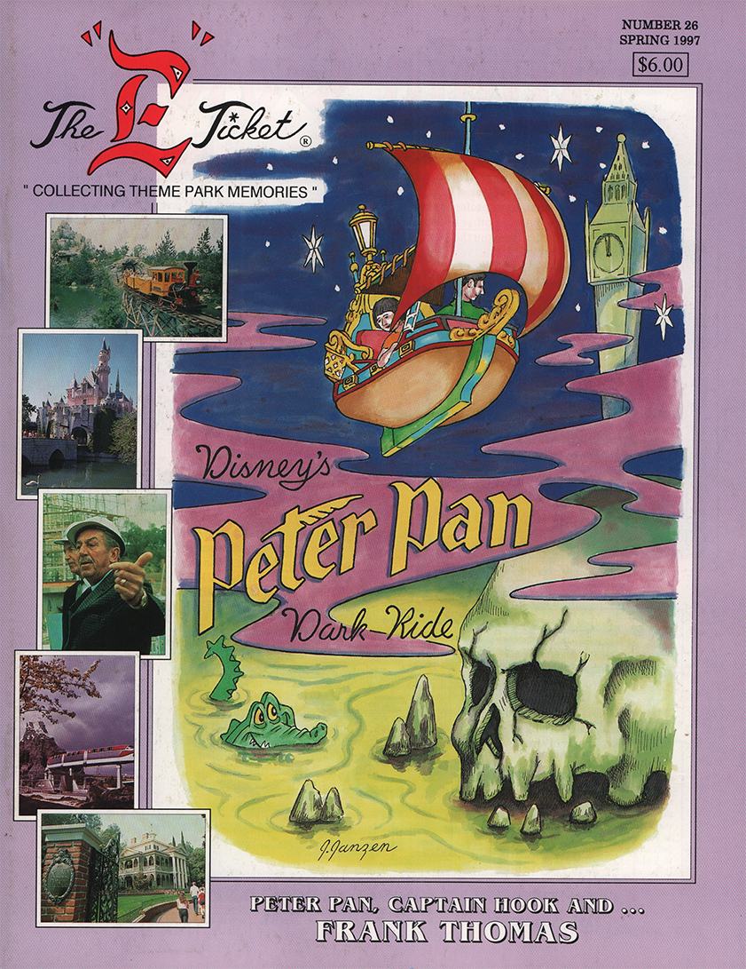 From 1955 To 15 Disneyland S Peter Pan S Flight In The E Ticket The Walt Disney Family Museum