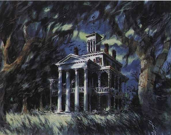 disney haunted mansion illustration