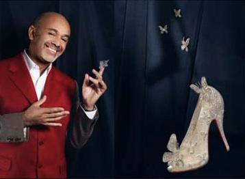 Shoe designer Christian Louboutin was invited by Disney to bring  Cinderella's iconic fairytale slippers to life to …
