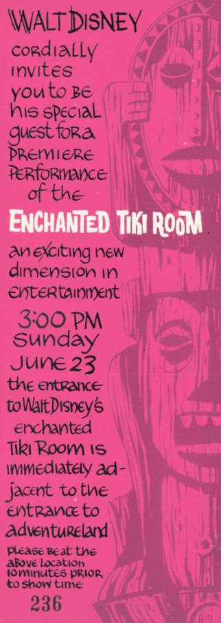 Available in 5 Sizes Disneyland Enchanted Tiki Room Poster 